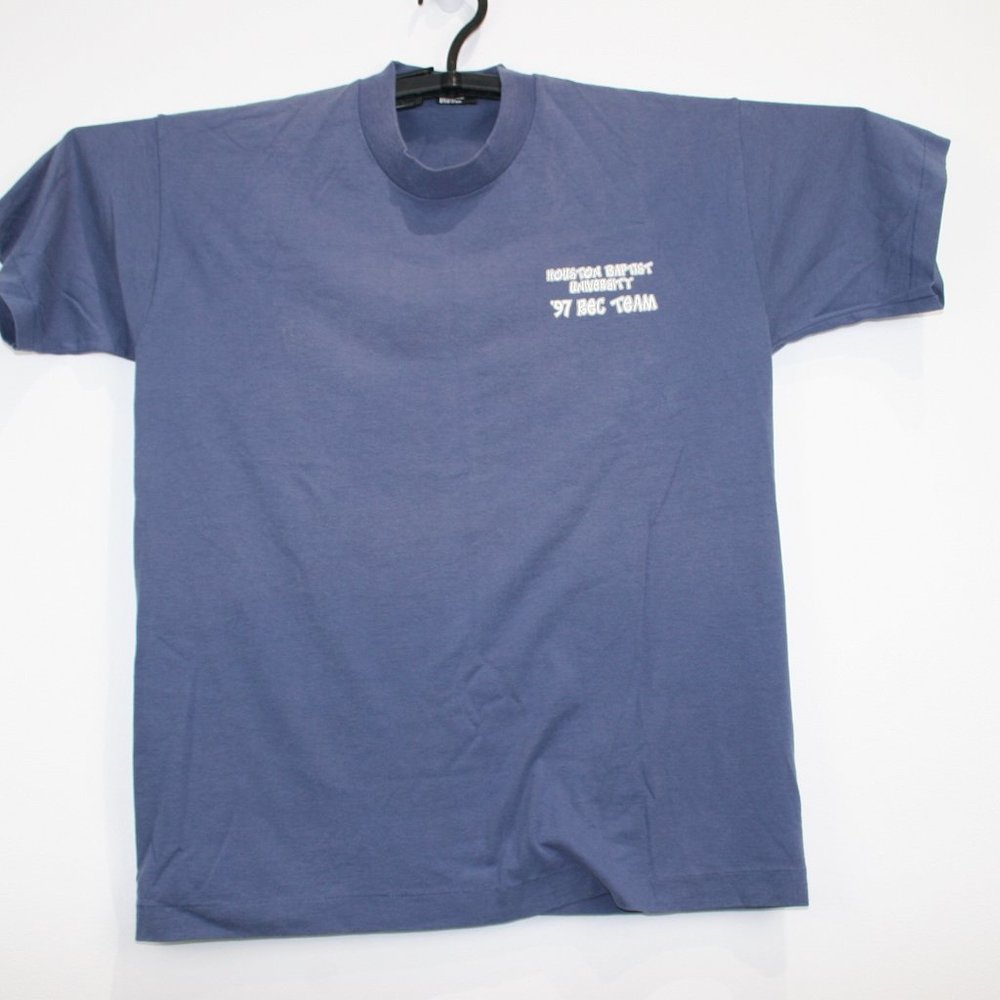 Lot of 4 Vintage Houston Baptist University Shirt